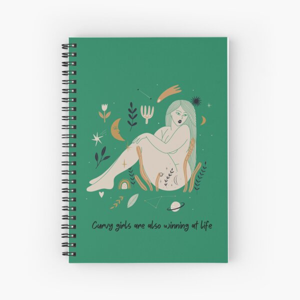 Curvaaceous Lady in a Thong Bikini Spiral Notebook by Richard