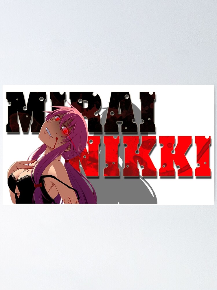 Mirai Nikki - logo Poster for Sale by BaryonyxStore