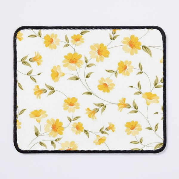 Item preview, Printed Yellow Floral Design designed and sold by KookDesignZ.
