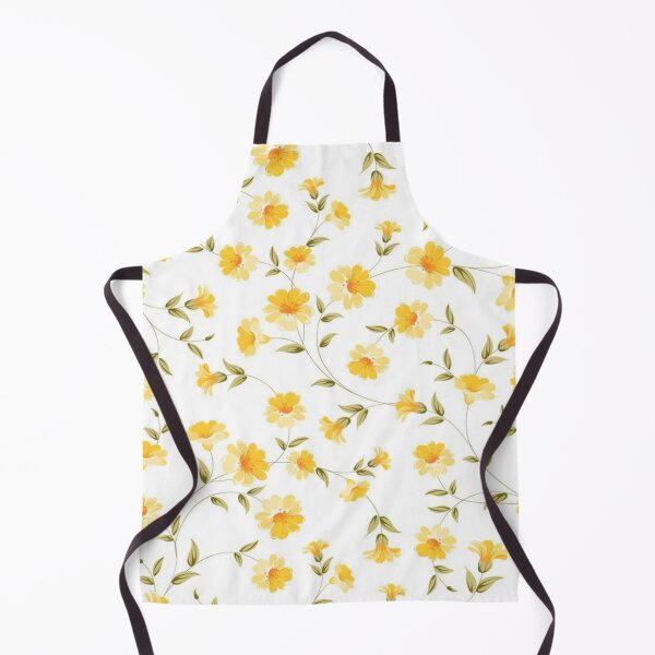 Item preview, Printed Yellow Floral Design designed and sold by KookDesignZ.