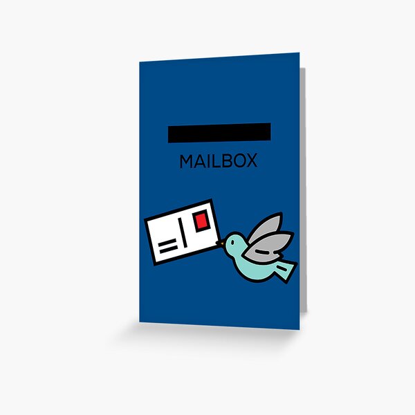 Item preview, Happy Postcrossing Mailbox Postal Box Postal Letter Writing Airmail USA USPS Post Carrier Bird designed and sold by cutestamps.