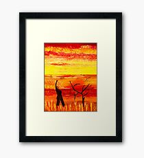 fury Framed Print