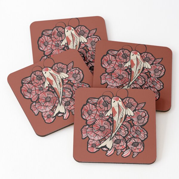 Item preview, Koi Pond Poppies designed and sold by FrictionMaxxing.