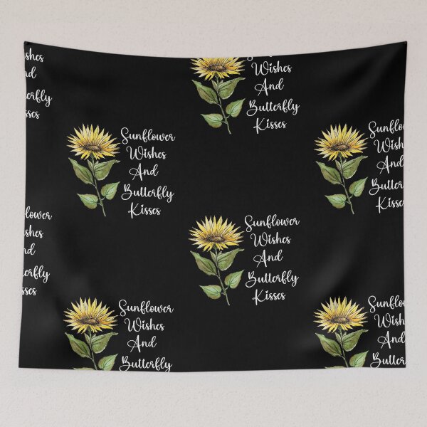 Item preview, Sunflower Wishes And Butterfly Kisses, Sunflower Butterfly Dreams designed and sold by SportyDogShop.