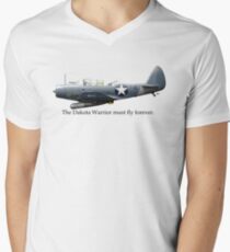 The Dakota Warrior - a Tribute to Torpedo 8 and LtCDR John Waldron Men's V-Neck T-Shirt