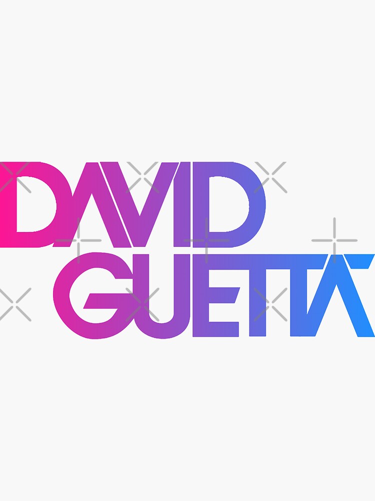 Thumbnail 3 von 3, Sticker, David Guetta-Logo verblasst designt und verkauft von jackiehere.