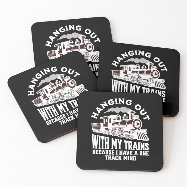 Item preview, Hanging Out With My Trains, Train Conductor designed and sold by SportyDogShop.