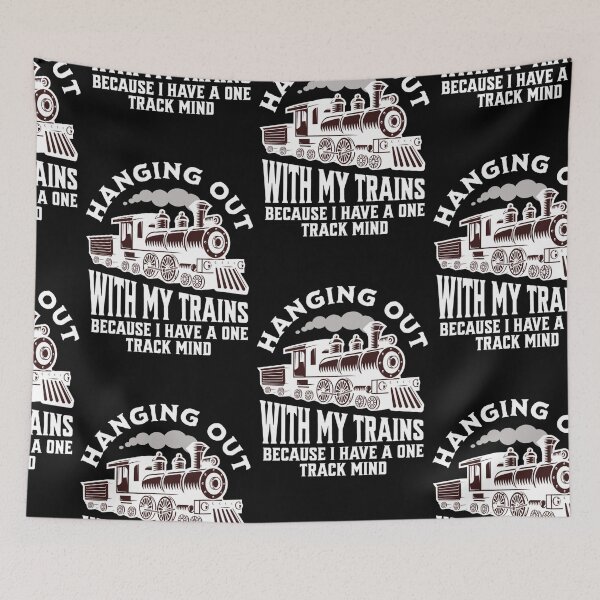 Item preview, Hanging Out With My Trains, Train Conductor designed and sold by SportyDogShop.