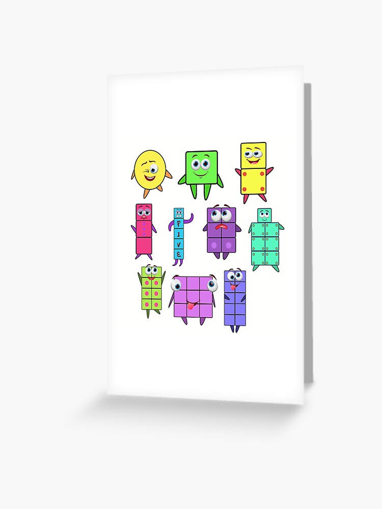 Numberblocks, Magnetic numbers, 1 to 10  Art Board Print for Sale by  TheArtofHunza