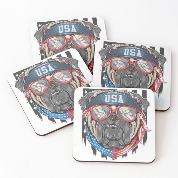 Item preview, USA Pug Dog designed and sold by kapiks.