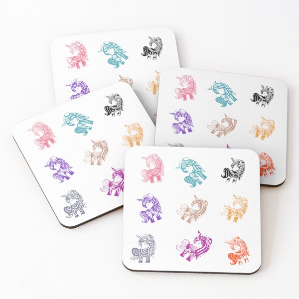 Item preview, Super Cute, Colorful Baby Unicorns Set / Magical Rainbow Unicorns  designed and sold by haRexia.