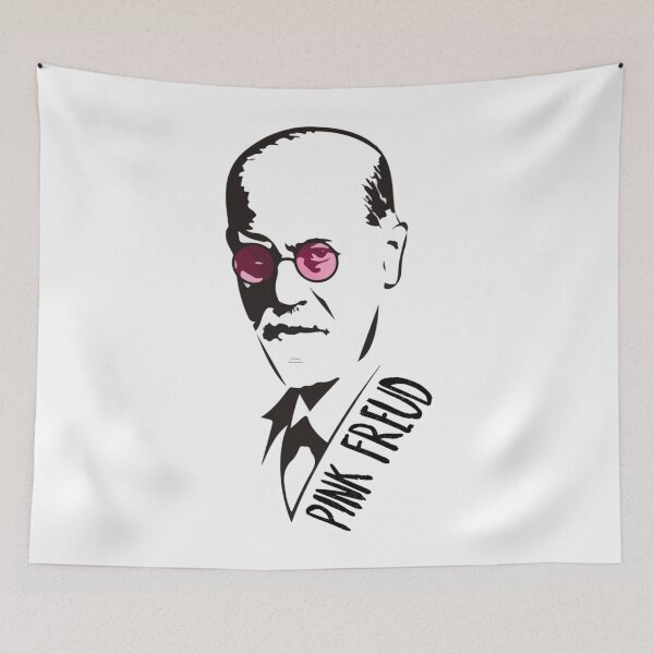 Item preview, Psychology Freud Pink - Funny  gift ,gift for her , gift for him     designed and sold by WfdRd.