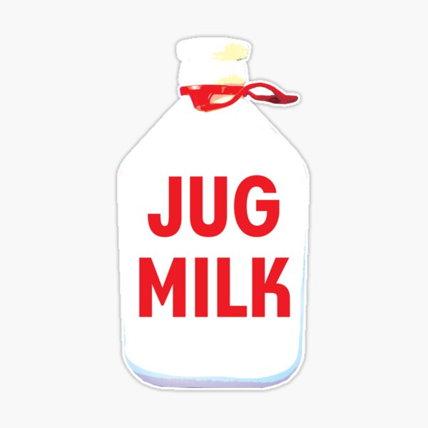 Small milk jug Sticker for Sale by juliades13