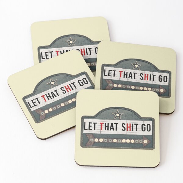 Item preview, Cinema Marquee Sign Zen Let That Shit Go designed and sold by ChicoryJunction.