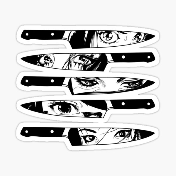 Anime Eyes Drawings Crying Asian Rectangle Stickers - CafePress