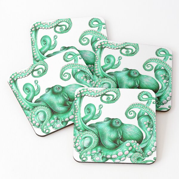 Item preview, Green Octopus designed and sold by Rush Whitacre.