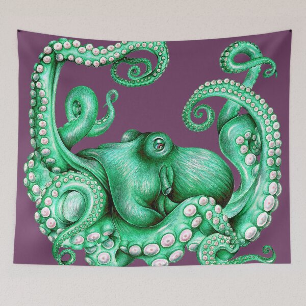 Item preview, Green Octopus designed and sold by Rush Whitacre.