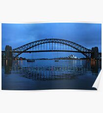Iconic Reflections- Sydney Harbour Australia Poster