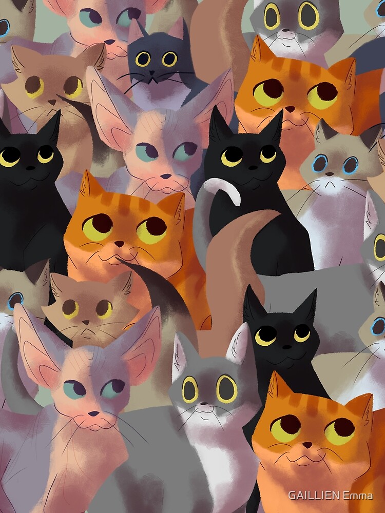 Lotsa cats by CookieKipenda
