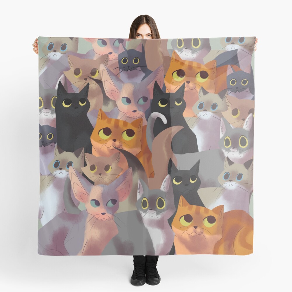 Lotsa cats Scarf