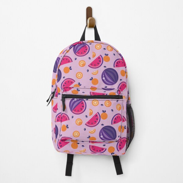 Item preview, Summer. Watermelon. Orange. Lemon. Violet and Pink 3D Pattern designed and sold by LeMuArt ⭐⭐⭐⭐⭐.