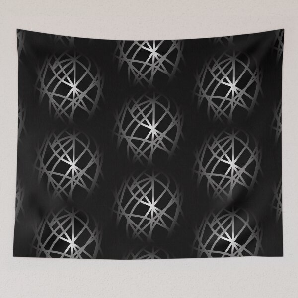 Item preview, radial black gradient pattern designed and sold by quirkyart123.
