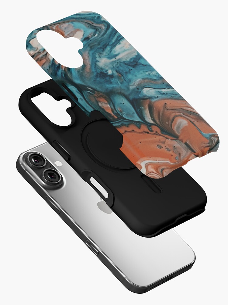 Thumbnail 2 of 4, iPhone Case, Abstract Colors design by JiggsFashion designed and sold by JiggsFashion.