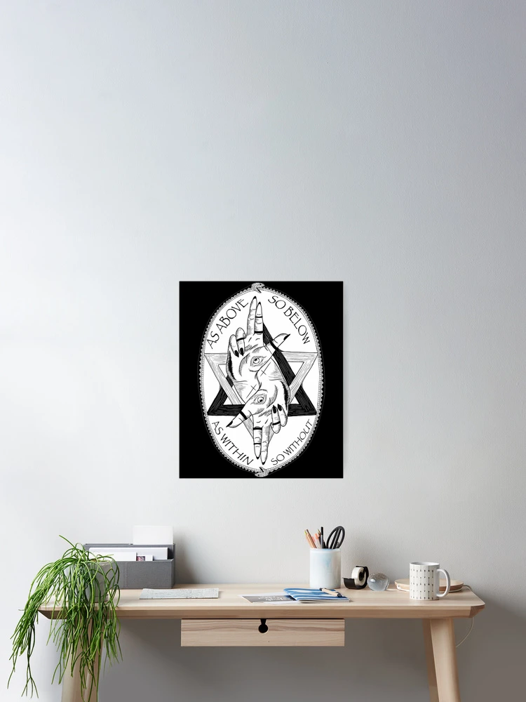 As Above So Below Ah within so without Occult Hexagram