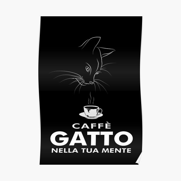 Caffè Gatto Poster