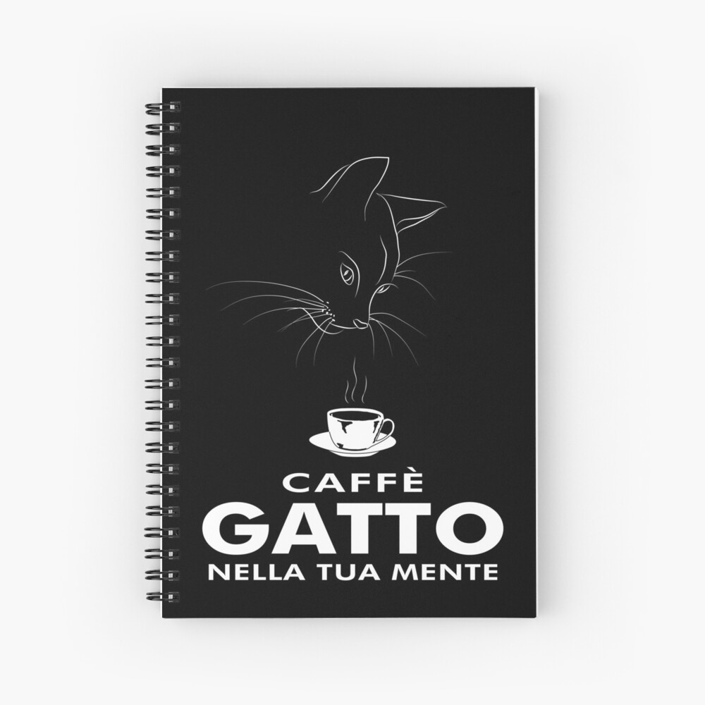 Caffè Gatto Spiral Notebook