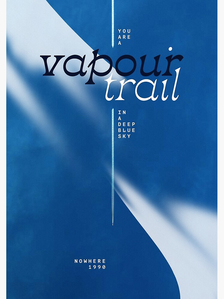 "Ride Vapour Trail" Poster for Sale by KayfabesDead Redbubble