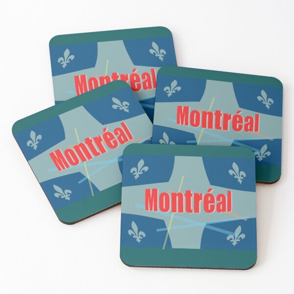 Item preview, Montreal abstract design designed and sold by lobodelnoir.