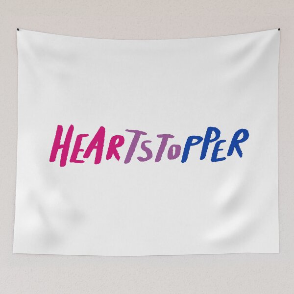 Item preview, Heartstopper logo - bisexual flag colors designed and sold by bwayjime.