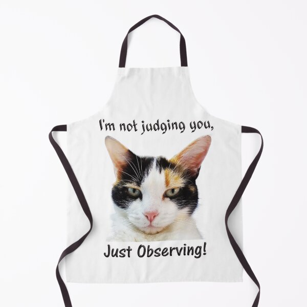 Item preview, I'm not judging you, just observing cat attitude designed and sold by captainpeter.