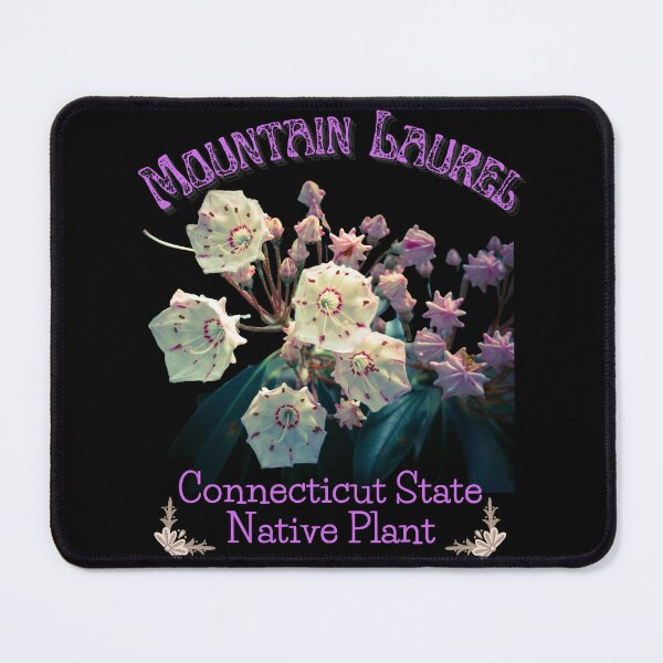 Item preview, Mountain Laurel Connecticut State Flower Colorful Design designed and sold by EarthArtDesigns.
