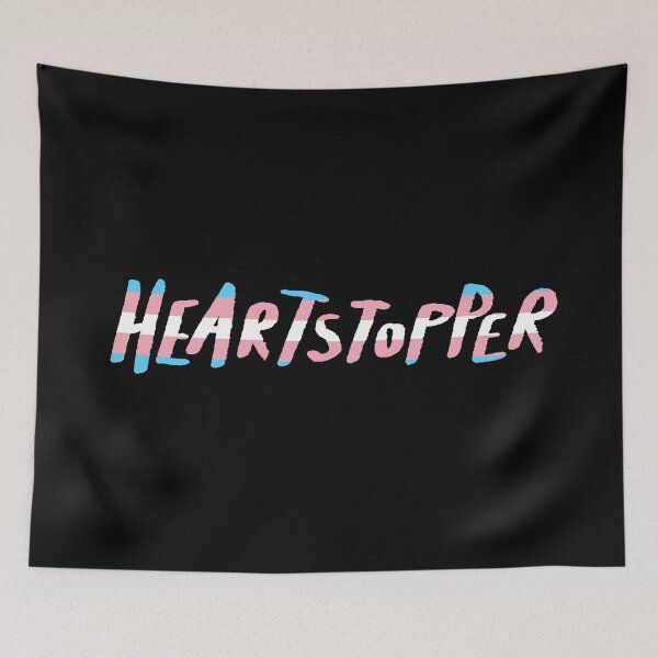 Item preview, Heartstopper logo - trans flag designed and sold by bwayjime.