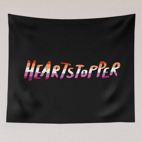 Item preview, Heartstopper logo - lesbian flag designed and sold by bwayjime.