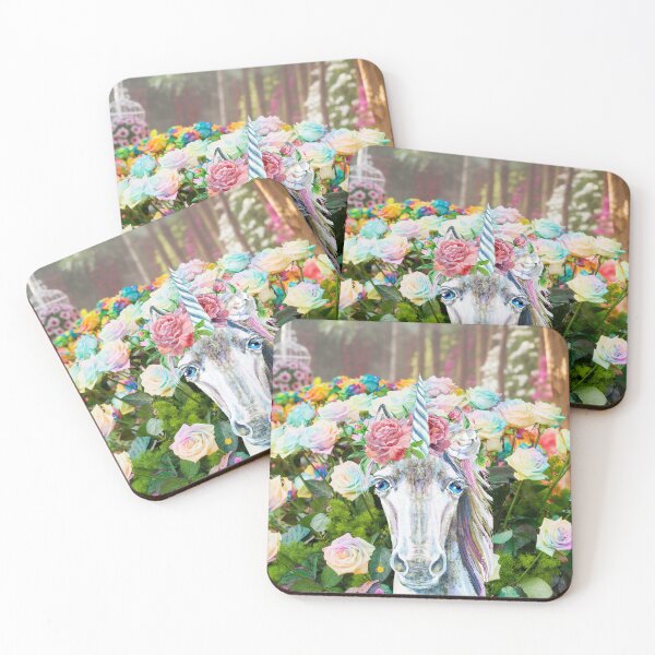 Item preview, Boho hippie Unicorn Floral Aesthetic  / Beautiful Floral Bohemian Unicorn  / Unicorn Art, for Unicorn Lovers/Kids designed and sold by haRexia.