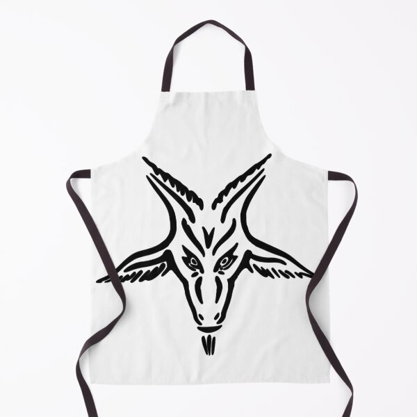Item preview, Satanic Goat Head Baphomet Pentagram Occult Satan Baphomet Goat Head Satan Head designed and sold by Reign Of Darkness.