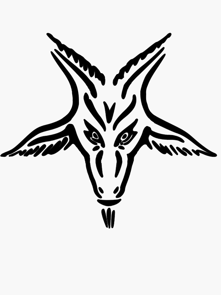 Devil Satan Goat Baphomet Passport Cover Travel Satanic Passport Holder Head