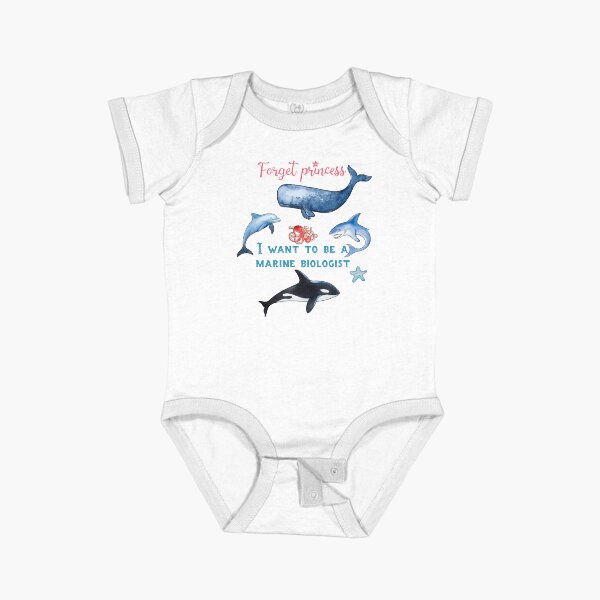 Item preview, Forget Princess I Want To Be A Marine Biologist Kids T-Shirt designed and sold by nvdesign.