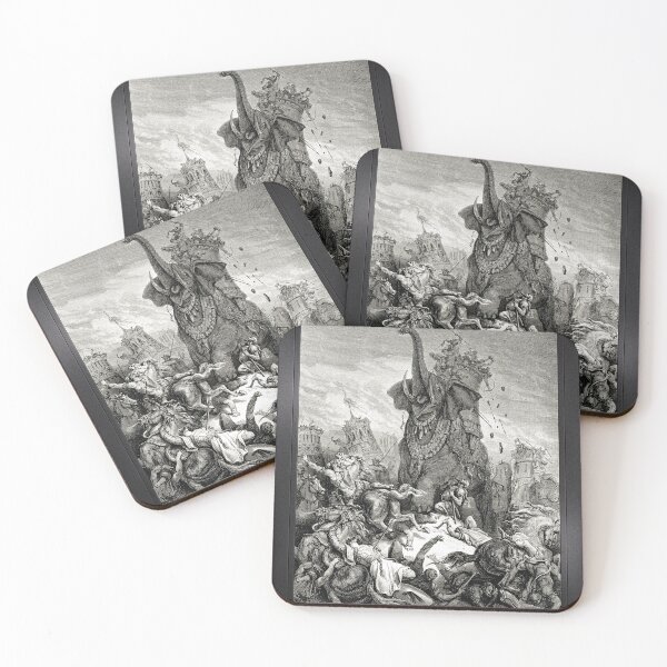 Item preview, Death of Eleazer by Gustave Dore Remastered Xzendor7 Classical Art Old Masters Reproductions designed and sold by Xzendor7 Digital Art Creations.