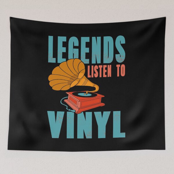 Artikelvorschau, Legends listen to Vinyl Records entworfen und verkauft von NeXore.