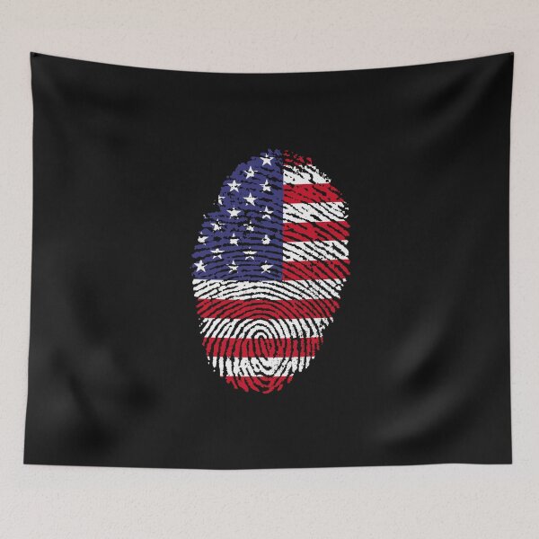 Item preview, R place American thumb flag illustration  designed and sold by garniturex.