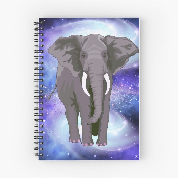Item preview, Purple Space Elephant designed and sold by BronikowskiART.