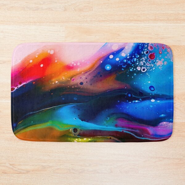 Item preview, Prussian Flames (acrylic pour) designed and sold by Alane Fideler.