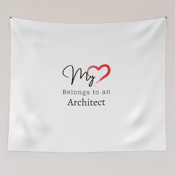 Item preview, My Heart Belongs To An Architect designed and sold by yassminishop.