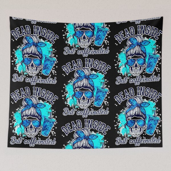 Item preview, Dead Inside But Coffee Helps designed and sold by WoodburyLake.
