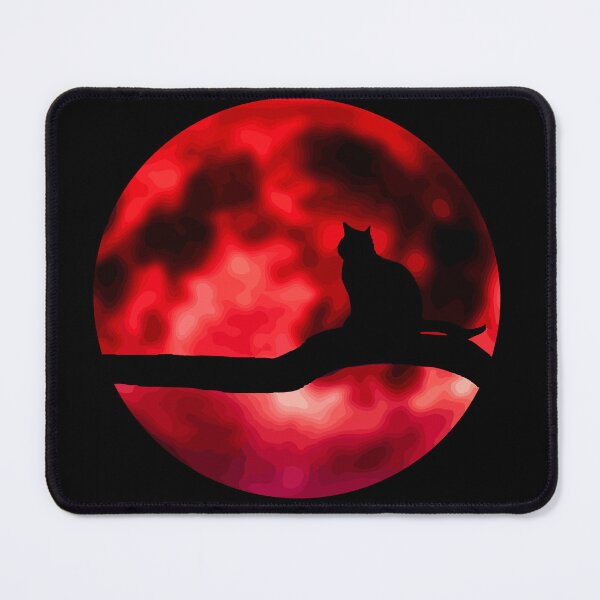 Item preview, cat and dramatic moon designed and sold by DopeDesign111.