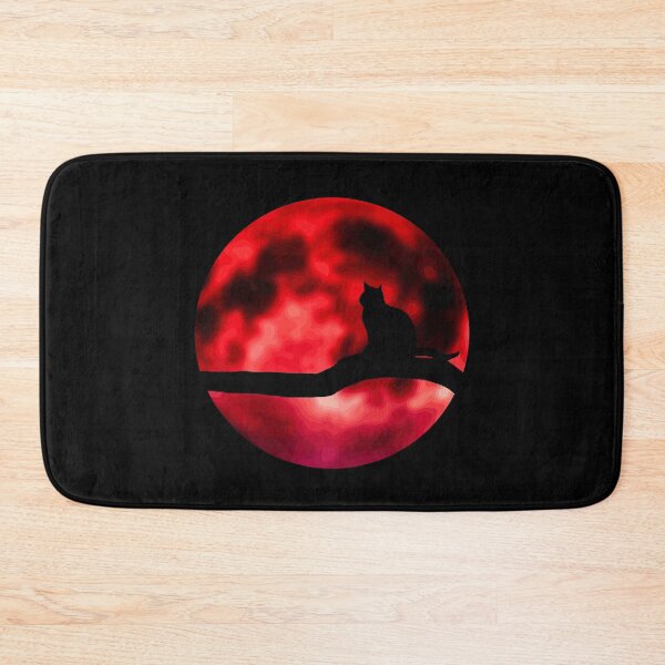 Item preview, cat and dramatic moon designed and sold by DopeDesign111.